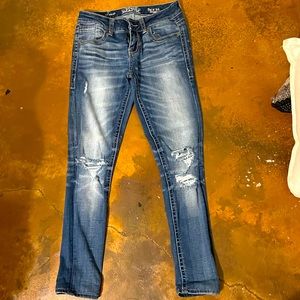 Buckle black jeans